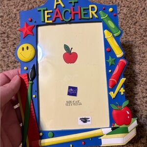 A+ Teacher Themed Photo Frame
